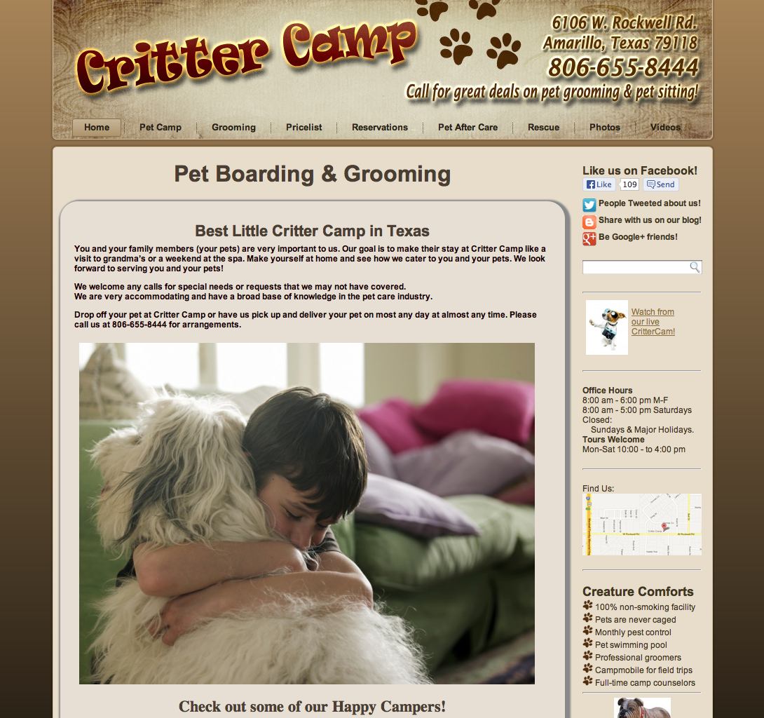 Critter Camp Pet Services in Amarillo